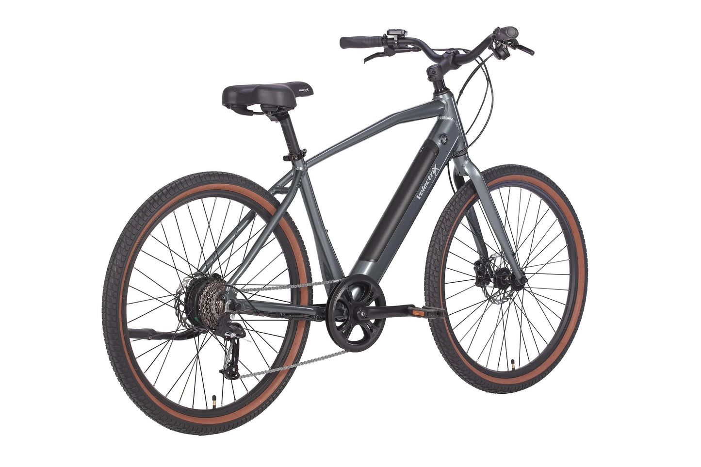 VelectriX Cruiser Electric Bike Silver