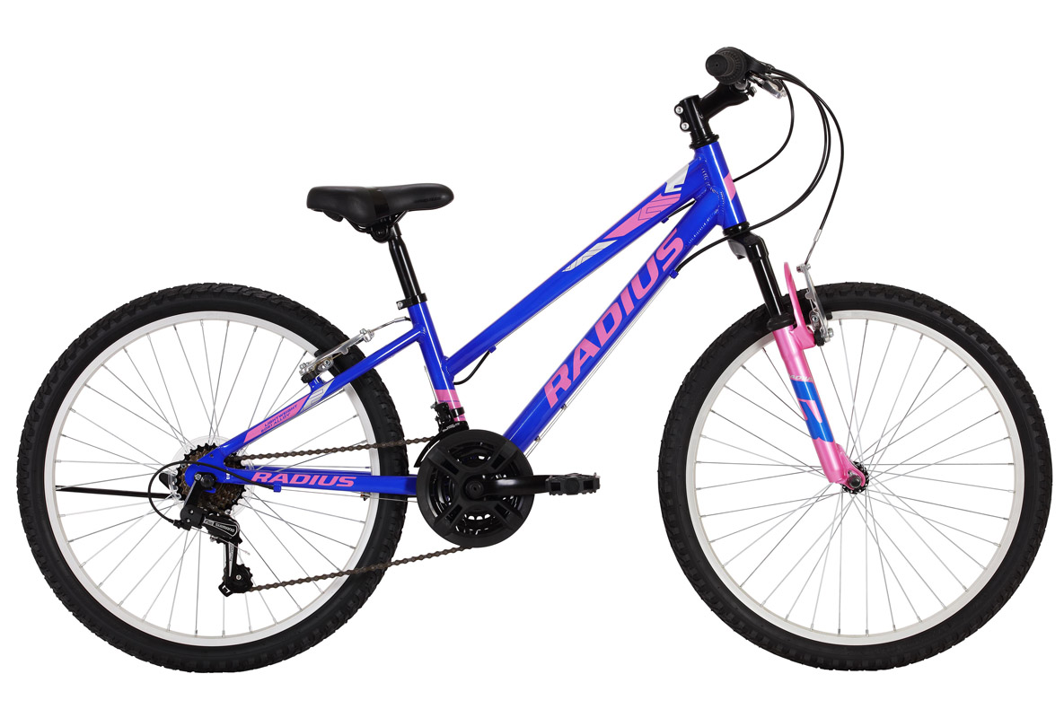 Radius Crystal AL 24" Kids Mountain Bike Dark Blue/Pink